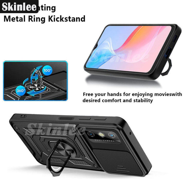 Phone%20Case%20Tecno%20Spark6%20Go%20Back%20Cover%20Hard%20Armor%20Shockproof%20Camera%20Protection%20Handphone%20Casing%20for%20Tecno%20Spark%206%20Go%20Cover%20Cases%20Car%20Magnetic%20Navigation%20Holder%20Ring%20Cover%20-%20Image%208