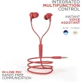 Bassheads 100 Wired Earphone with 10mm Dynamic Driver, Hawk Inspired Design, Super Extra Bass. 