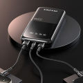 AWEI P10K 10000mAh Fast Charging 22.5W Dual USB Output Ports Digital Display Power Bank. 