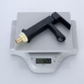 Black Basin Tap Single Handle Cold Water Faucet Deck Mounted Square Basin Faucet. 