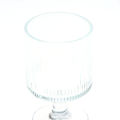 Creative Striped Glass Ball High Feet Glas  Glasses Goblet Vintage Drinking Cup Vintage Coffee Juice  s Cup. 
