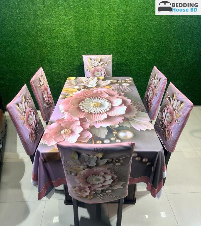 3D%20Print%20Dining%20Table%20Mat%20With%206%20Chair%20Covers%20-%20Image%204