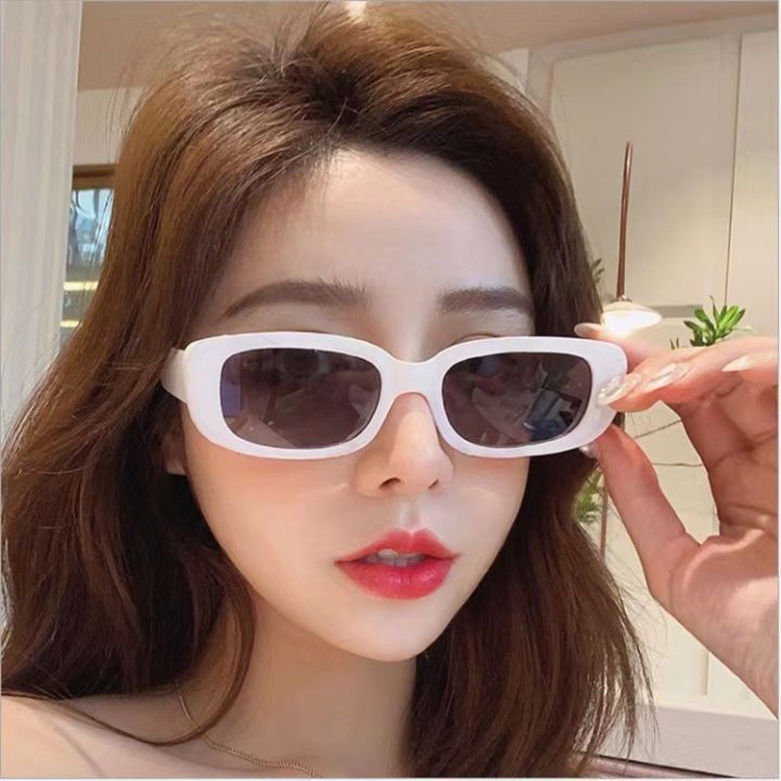 New%202023%20Classic%20Rectangle%20Frame%20Sunglasses%20For%20Female%20Men'S%20Accessories%20-%20Image%205