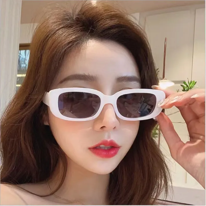 New%202023%20Classic%20Rectangle%20Frame%20Sunglasses%20For%20Female%20Men'S%20Accessories%20-%20Image%205