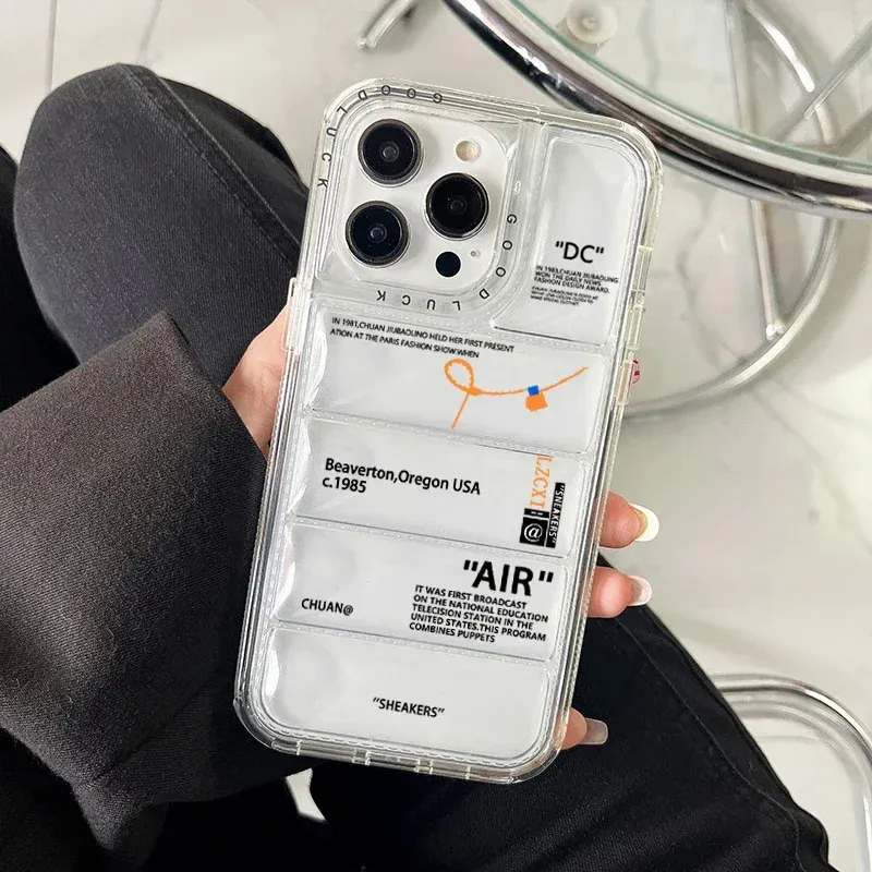 Puffer Case Iphone 13 Off White Phone Cover The Puffer Case For