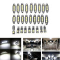27Pcs White In-Car Led Light Kit For Mercedes-Benz E-Class W211 2002-2008.
