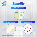 (Tiffin Box Free) Lizol Disinfectant Floor & Surface Cleaner 2 X 500ml Floral & Lavender.