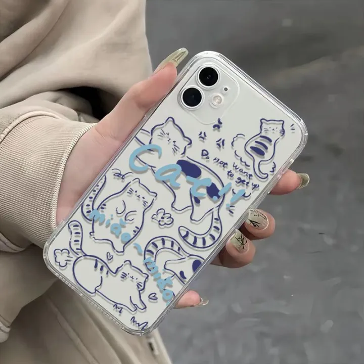 Cute%20Cat%20Line%20Kitten%20Phone%20Case%20For%20Samsung%20S24%20S23%20S22%20S21%20S20%20S10%20FE%20Note%2020%2010%20Plus%20Ultra%20Lite%205G%20Clear%20Soft%20TPU%20Cover%20-%20Image%205