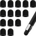 15 Pcs Replacement Stylus Tips Rubber Pen Caps Cover Capacitive Touch Screen Silicone Nibs. 
