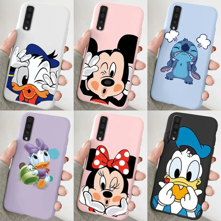 Trace Soft Silicone Case Minnie Mouse Donner 50 50 A 30SS A30S70 A50 A50 A for Samsung GalaxyS 70 Phone Case Cute DeDaisy Duck Pin