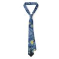 New Van Gogh Oil Painting Tie For Men Star Moon Night Retro Fun 8cm Wide Slim Necktie Accessories Daily Wear Wedding Party Gift.