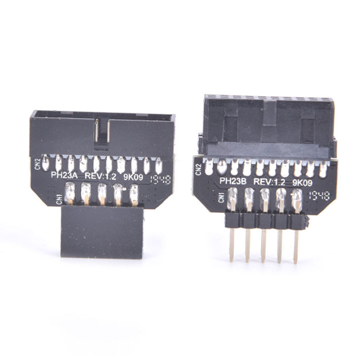 Front Panel Plug Connector USB3.0 19-pin To USB 9Pin Adapter For Motherboard Eatop