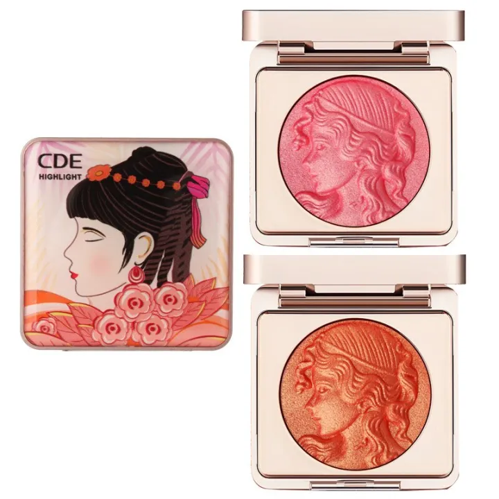 CDE%20Highlighter%20Blush%20Peach%20Pallete%202%20ColorsFace%20Blush%20Mineral%20Pigment%20Palette%20Shining%20Blusher%20Facial%20Shadow%20Cosmestics%20Powder%20-%20Image%209