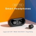 QCY T1C True Wireless Earphone 3D Stereo TWS Earbuds with Dual Mic Bluetooth 5.0 Headset HD Call Hifi Headphones APP Control.