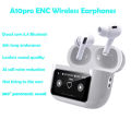 A10 PRO Bluetooth Wireless Headset Original Noise Cancelling Earphones with Hi-Fi Stereo Sound, Built-in Microphone, Touch Control & Long Battery Life Comfortable In-Ear Design for Music, Phone Calls, Gaming, Sports – Compatible with iOS & Android.