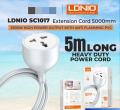 LDNIO SC1017 Universal UK Power Strip with 5 Meter Extension Power Cord One Way Power Socket For Commercial. 