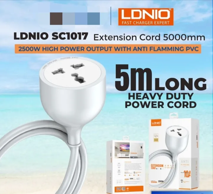 LDNIO%20SC1017%20Universal%20UK%20Power%20Strip%20with%205%20Meter%20Extension%20Power%20Cord%20One%20Way%20Power%20Socket%20For%20Commercial%20-%20Image%202