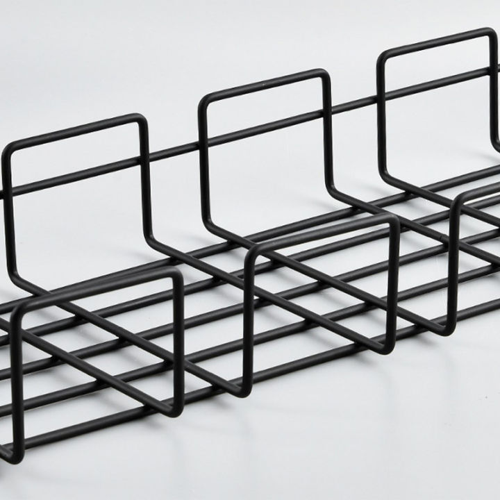 Under-desk%20Cable%20Management%20Rack%20Hanger%20Punch%20Free%20Hanging%20Wire%20Storage%20Organizer%20Wire%20Power%20Board%20Adapter%20Holder%20Basket%20Shelf%20-%20Image%204