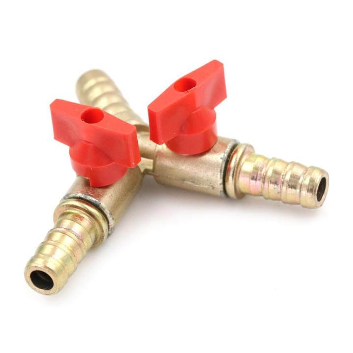 3%20Way%20Tee%20Brass%20Y%20Shut%20off%20Ball%20Valve%203/8"%2010mm%20Barb%20Fuel%20Gas%20Oil%20/%20Valve%20Clamp%20-%20Image%204