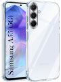 Samsung Galaxy A55 5G Transparent Soft & Flexible TPU Mobile Back Cover. 