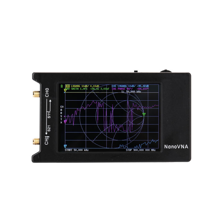 KOGEEK%20NanoVNA-H%20Portable%20Handheld%20Vector%20Network%20Analyzer%2010KHz-1.5GHz%20Digital%20Display%20Touching%20Screen%20Shortwave%20MF%20HF%20VHF%20UHF%20Antenna%20Analyzer%20Standing%20Wave%20-%20Image%202