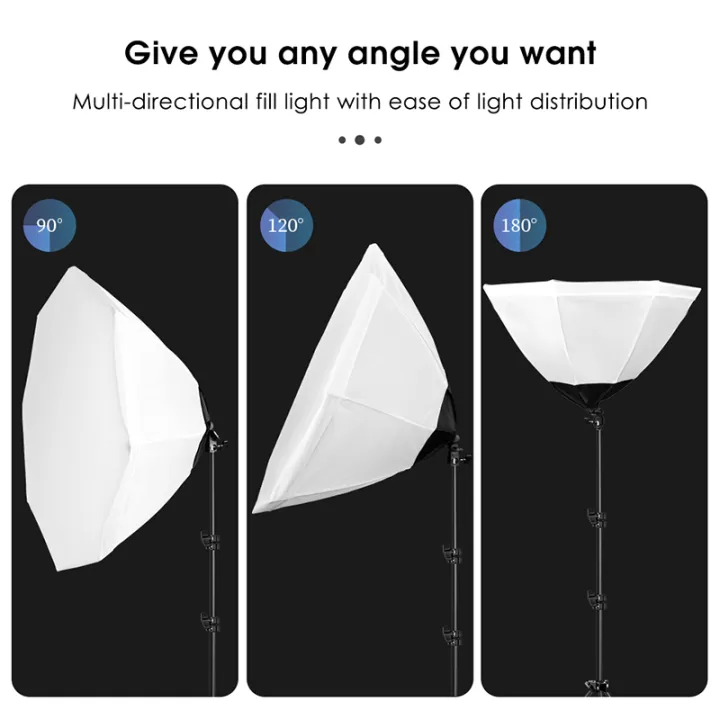 Photography%20Softbox%20Kit%20Portable%20Octagon%20Softbox%2070W%20LED%20Light%20Brightness%20Flash%20Umbrella%20With%202M%20Stand%20Photo%20Studio%20Accessories%20-%20Image%205