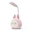 Cute Cartoon Design Rechargeable Table Lamp Foldable Design Animals Reading Light. 