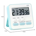 Kitchen Clock English 24-hour Electronic Timer Digital Reminder Alarm Clocks Cooking Countdown Timer LCD Multifunction Home - Galaxy Paradise.