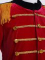Ringmaster Costume Kids Boys Long Sleeves Velvet Coat Jacket Red Circus Lion Tamer Halloween Party Holiday Cosplay Fancy Dress. 