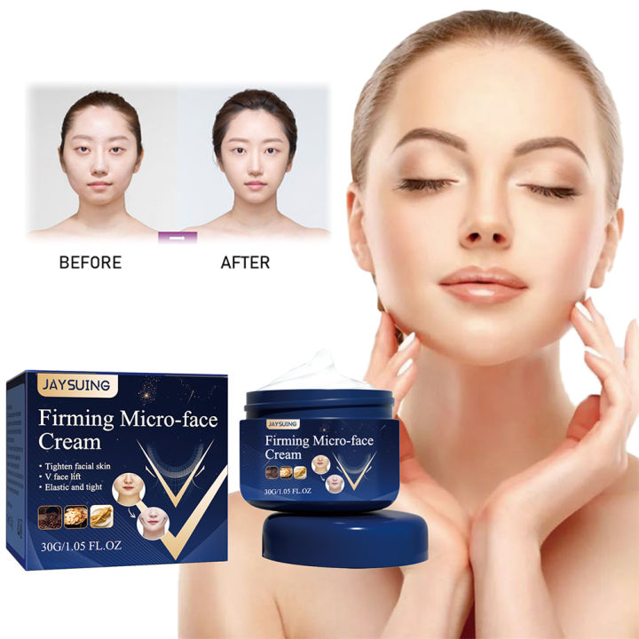 V-Shape Slimming Cream Face Fat Burning Anti-aging Products Face Slimming Cream for Tightening Skin Double Chin Removal