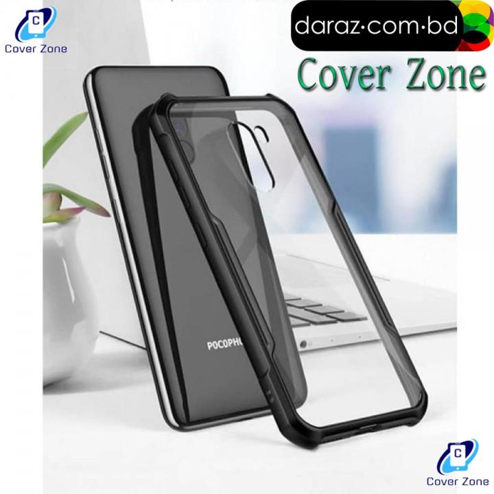 For%20Xiaomi%20Poco%20F1%20/%20PocoPhone%20F1%20Hard%20Case%20Transparent%20Silica%20Gel%20Matte%20Shockproof%20Slim%20Thin%20Cover%20Phone%20Casing%20For%20Xiaomi%20Poco%20F1%20Back%20Cover%20-%20Image%202