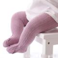 Autumn Winter Baby Tights Solid Color Leg Warmers Baby Girl Tights Knitted Newborn Baby Stockings Pantyhose.