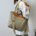 Bag crossbody canvas tote new fashion ladies korean handbag casual commuter shoulder bag women's big bag ins. 