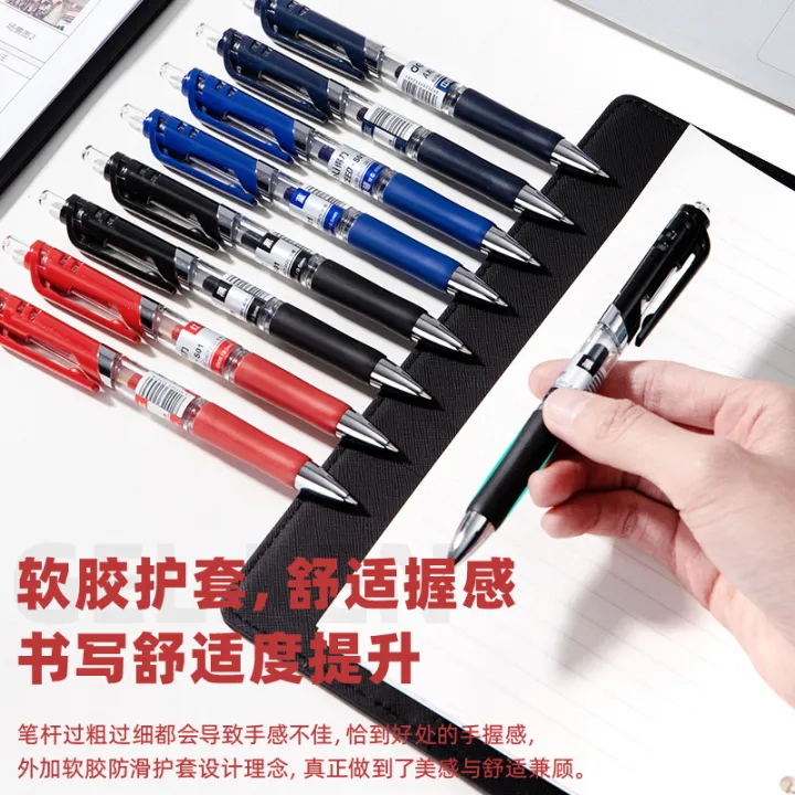 Deli%20S01%20press%20gel%20pen%200.5mm%20bullet%20pen%20spring%20head%20black%20student%20note-taking%20office%20signature%20pen%20-%20Image%202