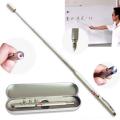5 In 1 Laser Light Pen With Torch, Pointer, Magnet, Antenna And Ballpoint Pen With Metal Box - Fountain Pen. 