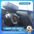 TOHAYIE ADAS Car Camera DVR 1080P HD Night Vision Dash Cam 140 Degree Wide Angle USB Video Recorder Camera Auto Dashcam (with 8G TF Card). 