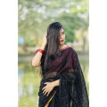 Chumki Shari Eye Catching Collection YellowRed colour Saree. 