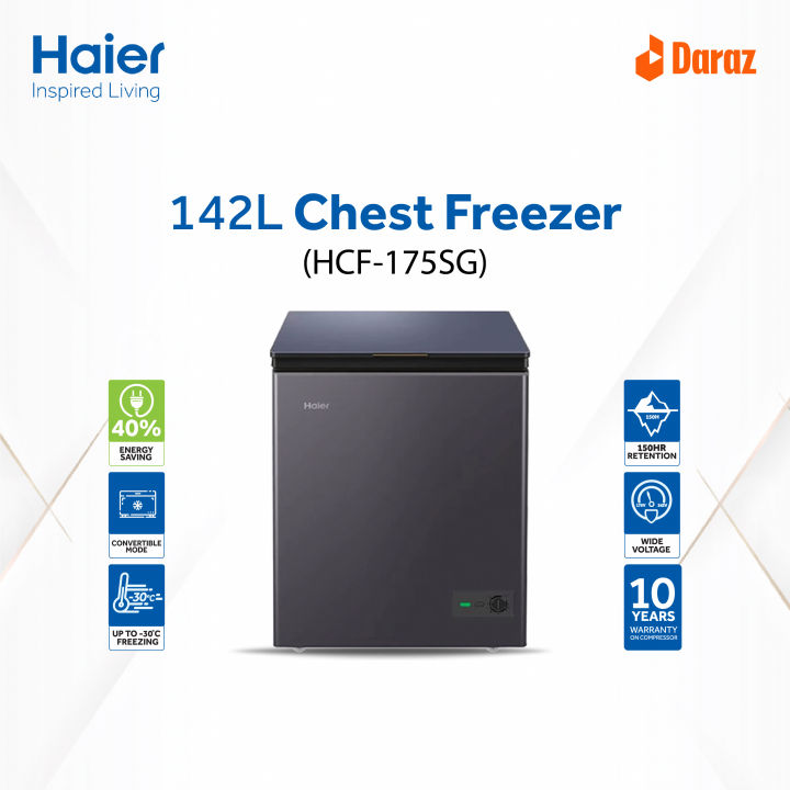 Haier 142L Chest Freezer (Model: HCF-175SG)