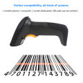 JR650 Wired Barcode Scanner Handheld Wechat Scanner Reader for Mobile Payment Computer Screen Supermarket Retail Store Warehouse. 