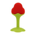 Silicon Baby Teether With Clip - 1Pcs BPA Free Food Grade Fruit Teethers. 