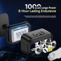 PHILIPS LED Headlamp Sensor Head Flashlight Ten Types of Lighting Type-C Rechargeable Headlight Outdoor Camping Fishing Lantern.