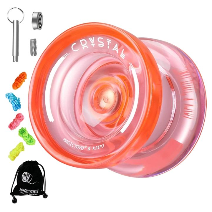 MAGICYOYO%20K2%20Plus%20Crystal%20Responsive%20Yoyo,Dual%20Purpose%20Yo-Yo%20with%20Replacement%20Unresponsive%20Bearing%20for%20Intermediate%20-%20Image%202