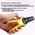 Wire Stripper Cutter Plier 10-22 AWG Heavy Duty Multifunctional Tool For Wire Stripping Cutting Crimping Holding & Looping. 