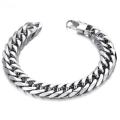 Athleisure - Avant Grade - Superb Quality - Silver Stainless Steel Bracelet for Men - Trend and Needful - Understated Sophistication. 