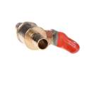 8mm 5/16" Hose Barb Inline Brass Water/Air Gas Fuel Line Shut-Off Ball Valve  6mm. 