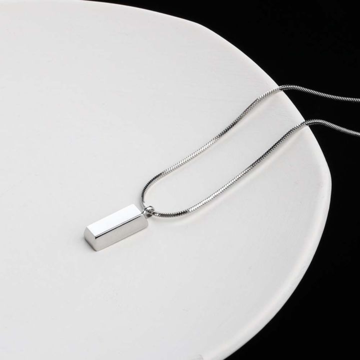 Stainless%20Steel%20Chain%20Necklace%20for%20men%20kwentas%20for%20men%20Friends%20Gift%20Cool%20Women%20Couple%20Necklace%20Snake%20Bone%20Chain%20Silver%20Color%20Bricks%20Sweater%20Chain%20Korean%20Style%20Necklace%20Geometric%20Necklace%20Men%20Necklace%20Clavicle%20Chain%20-%20Image%207