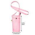 Water Bottle Mesh Cup Pouch Shoulder Carrier Mug Holder Bag Portable Mobile Phone Carry Bag for Outdoor Sports Camping. 