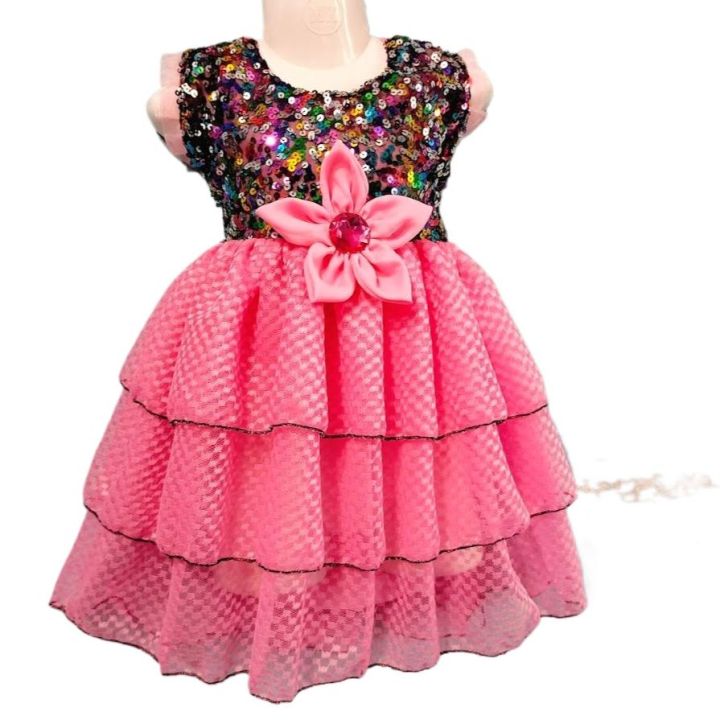 New%20Baby%20Girls%20Fashionable%20Premium%20Quality%20Beautiful%20Party%20Dress%20With%20Belt%20t%20One%20Piece%20Baby%20Dress%20for%201--8%20year%20-%20Image%205