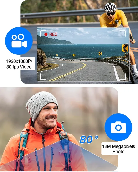 BOBLOV%20W4%20Body%20Worn%20Camera%2064GB%201080P%20Video%20Camera%20950mAh%20Battery%205hours%20Video%20Mini%20Sport%20Camera%20with%20Head%20strap%20Layard%20-%20Image%202