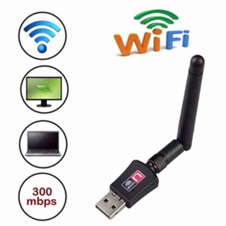 Wifi%20Receiver%20With%20Antenna%20Wifi%20Dongle%20300Mbps%20Mini%20Usb%202.0%20Wireless%20-%20Enhance%20Connectivity%20With%20High-Speed%20Wifi%20Receiver%20-%20Image%202